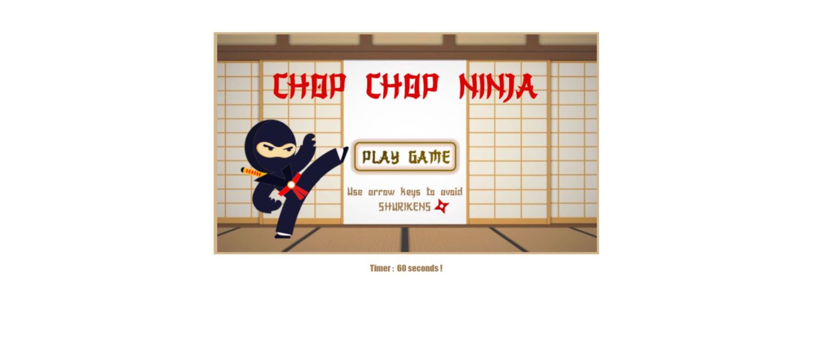 Chop Chop Ninja